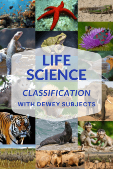 Join Life Science with Dewey Subjects for an Authentic Classification Lesson - Enhance student comprehension of life science classification with a Library Lesson on Dewey Decimal Subject Numbers for animals! Here's how to do it... #NoSweatLibrary