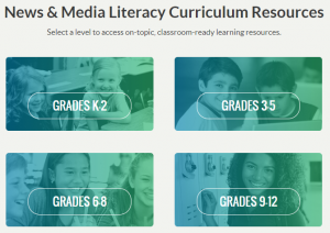 Common Sense Education's News & Media Literacy Curriculum Resources