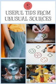 5 Useful School Librarian Tips from Unusual Sources - A substitute, a student, a saleslady, a psychologist, and my son. Who'd have thought the best advice I ever got as a School Librarian would be from these unlikely sources. I think they'll help you, too! #NoSweatLibrary