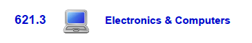 Image of 621.3 Electronics & Computers shelf label