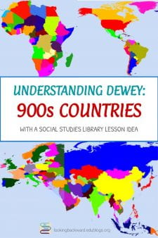 Learn More About Dewey Country Numbers in the School Library - School Librarians can learn more about country organization in DDC and how to use those books to provide a content-based geography lesson for Social Studies students. #NoSweatLibrary