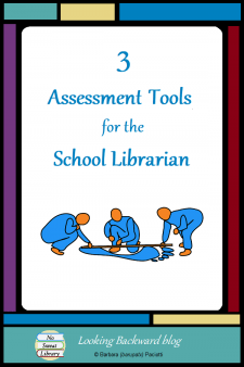 3 Assessment Tools for the School Librarian - You may be surprised that School Librarians do have ways to measure and show student learning from our Library Lessons. I regularly use these 3 assessment tools with my instruction: graphic organizers, rubric criteria, and library circulation statistics. #NoSweatLibrary