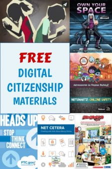 Get FREE Digital Citizenship Materials For Your Students - The U.S. government & several non-profits provide schools with FREE lesson guides, videos, and bulk orders of digital citizenship handouts for students. Learn more here... #NoSweatLibrary