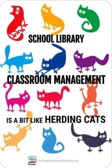 School Librarian Tips for Handling Student Behavior - I'm a pitiful classroom manager, but these 5 strategies really saved me...and they may help first-time new School Librarians, too! #NoSweatLibrary