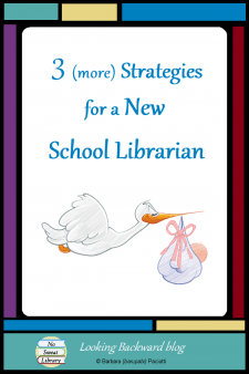 3 (more) Strategies for a New School Librarian - For a First-Time School Librarian I offered 3 strategies: listen, learn, and leave things alone. Here are 3 more strategies for a New School Librarian that focus on Library Lessons: a FREE Lesson Planner, Public Librarian visits, and simple classroom management. #NoSweatLibrary