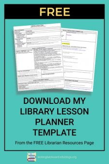 Use My NoSweat Library Lesson Planner Template - Create better School Library Lessons with my NoSweat Library Lesson Planner Template that starts with Subject Content & National School Library Standards. Developed from the "best" of the best...and it's FREE! #NoSweatLibrary