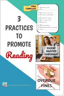 3 School Library Practices to Promote Reading - Read about 3 practices I use in my middle school library to encourage students to enjoy reading and check out more books! FREE download of my IT IS FOR ME book chooser 'app' from my Librarian Resources page. #NoSweatLibrary