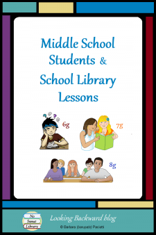 Middle School Students & School Library Lessons - Middle school students are a challenge. When School Librarians understand this stage of physical and mental development, we can create scaffolded, grade-appropriate lessons that are engaging and content-rich, with activities that provide active practice. #NoSweatLibrary