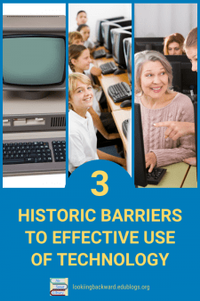 Why Educational Technology Isn't Integrated into Classroom Learning - School Librarians have been integrating educational technology into library activities for a long time, but 3 historic barriers continue to prevent its efficient use in the classroom with students. Learn how we can change that! #NoSweatLibrary