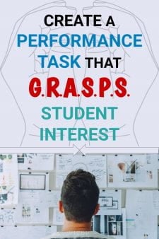 Learn about the GRASPS elements for designing lesson activities that capture student interest and build essential literacy skills. | No Sweat Library