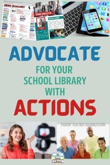 Here are 10 informal ways School Librarians can advocate for the school library program and show the importance of having a certified school librarian! | No Sweat Library