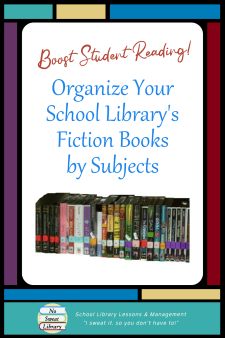 Reorganizing fiction books into subject groups (genre-izing) can be a wise professional decision that benefits our students and promotes independent reading. Here's how to do it without changing spine labels or Call Numbers! | No Sweat Library