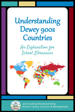 Many School Librarians are confused by the organization of Countries in the 900s History & Geography. This School Librarian & former Social Studies teacher explains how Dewey's numbering is assigned geographically rather than politically because a nation's political affiliation may change but it's place on the Earth doesn't. | No Sweat Library