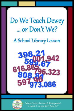 I don't teach the Dewey Decimal Classification System and you don't have to either. There's a better way to teach students how to find a book in our School Libraries and it supports Math. Read on to find out how I do Dewey... | No Sweat Library