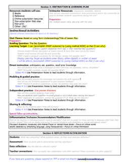 NoSweat Library Lesson Planner Template - page 12